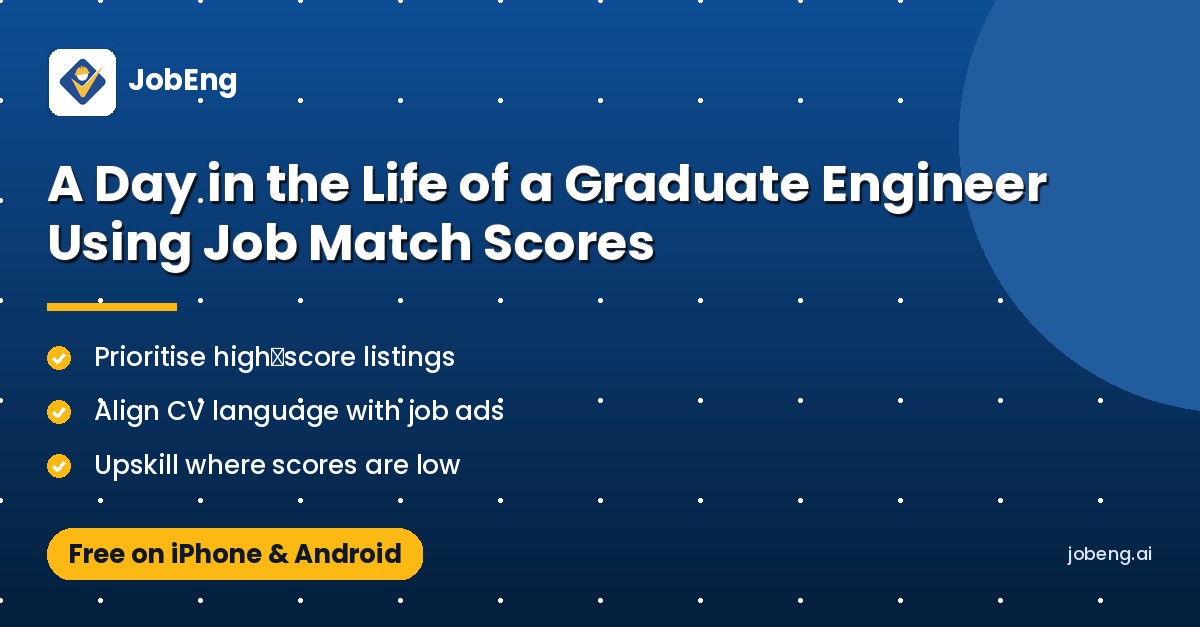 A Day in the Life of a Graduate Engineer Using Job Match Scores