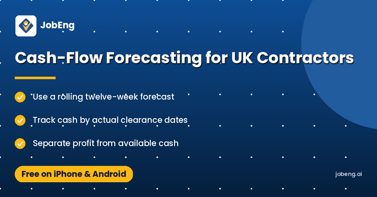 Cash-Flow Forecasting for UK Contractors