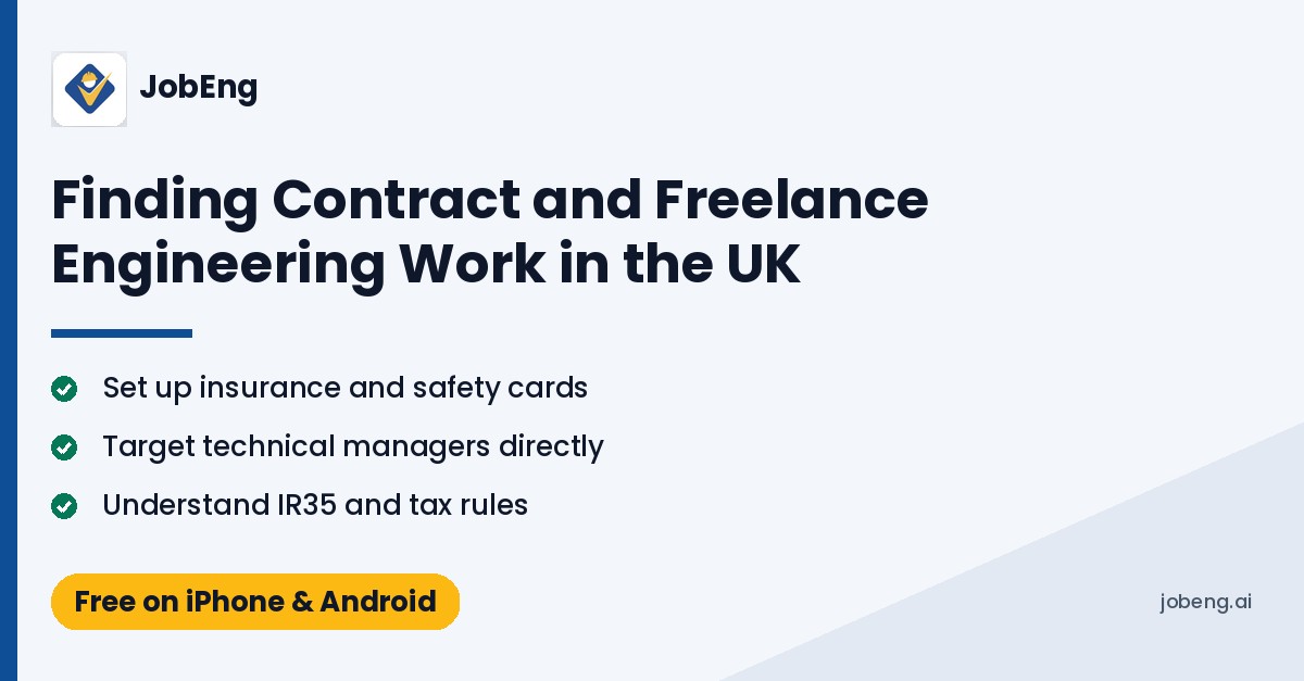 Finding Contract and Freelance Engineering Work in the UK