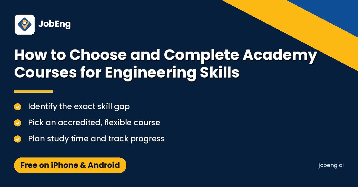 How to Choose and Complete Academy Courses for Engineering Skills