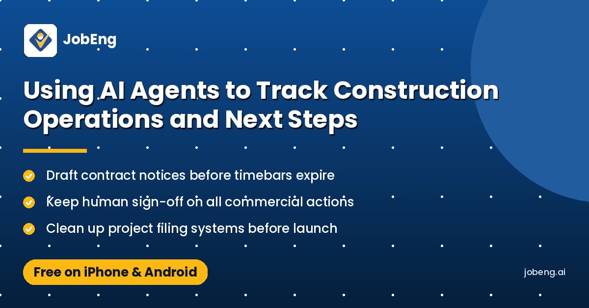 Using AI Agents to Track Construction Operations and Next Steps