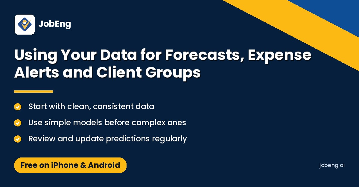 Using Your Data for Forecasts, Expense Alerts and Client Groups